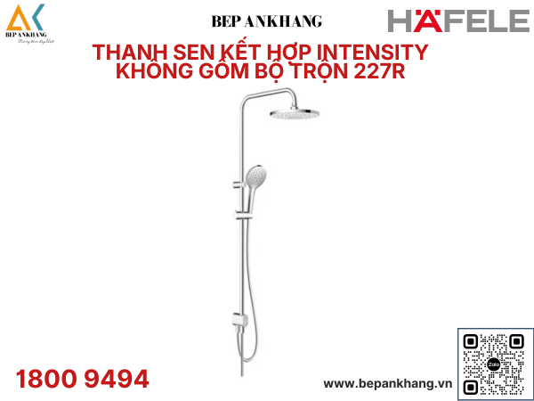 Thanh sen kết hợp Hafele - Intensity chưa gồm bộ trộn - 495.60.104